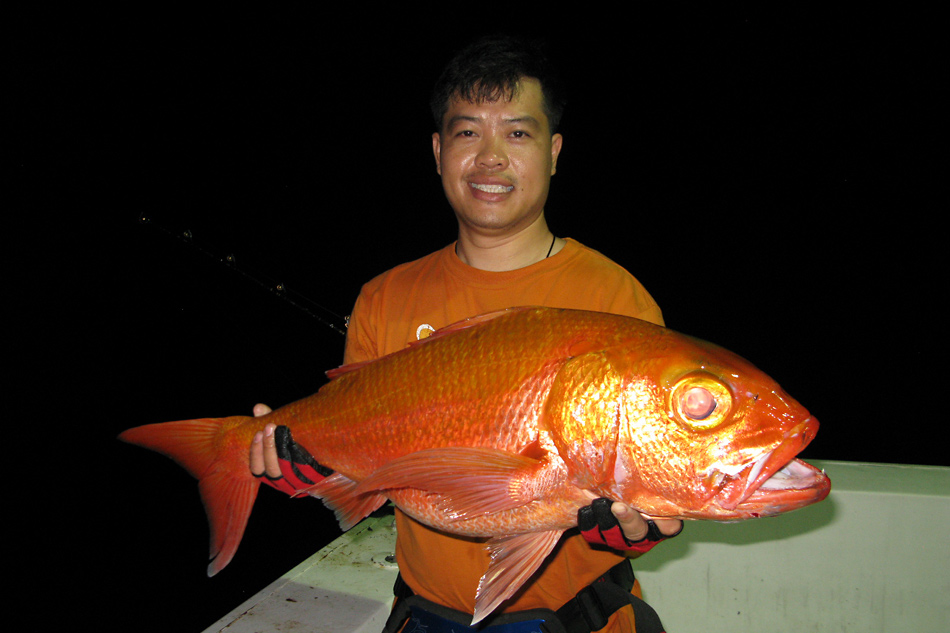 ช่วงหัวค่ำ .....ฝูงสีทองเข้าถล่มทั้งลำเรือ .....ทุกอย่าง เอวรี่ติงที่ลงไป ทั้งจิ๊กทั้งหน้าดิน ...พี่
