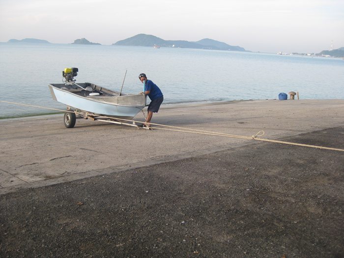 เอาเรือลงครับ
