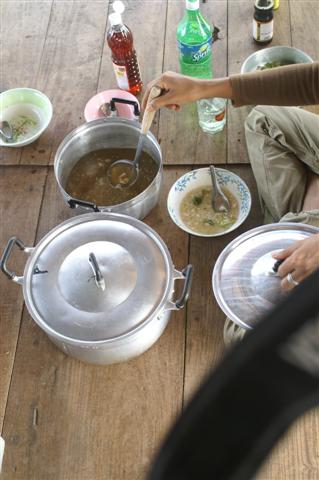 ข้าวต้มเสร็จแล้ว