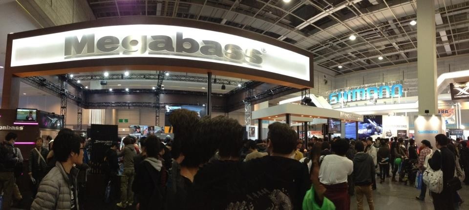 บรรยากาศบางส่วนในงานแสดงอุปกรณ์ตกปลาระดับโลก 50th. Osaka fishing Tackle Show.  