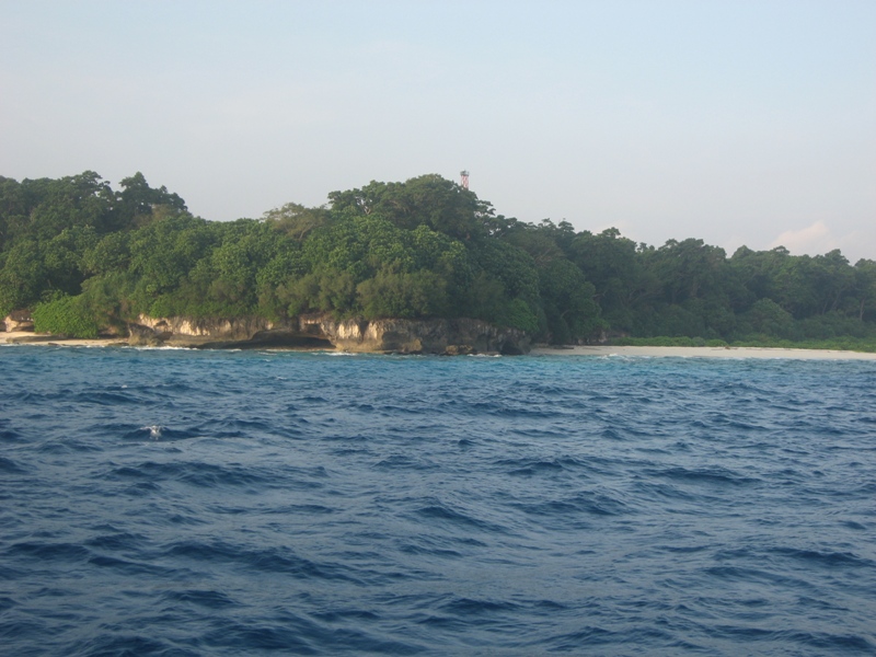 บริเวณเกาะ ลูกใต้ ของหมู่เกาะอันดามัน หน้าหาด มีจระเข้ เยอะมาก  :grin: