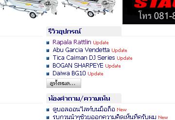 สืบเนื่องจากได้เห็นห้องรีวิวขึ้นชื่อเหยื่อ Rapala Rattlin ทำให้คิดถึงอดีตที่ผ่านมา เมื่อสิบกว่าปีก่อ