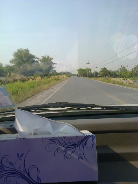 ข้ามสะพานที่อ.หินกองมาทางอ.ภาชี :cool: