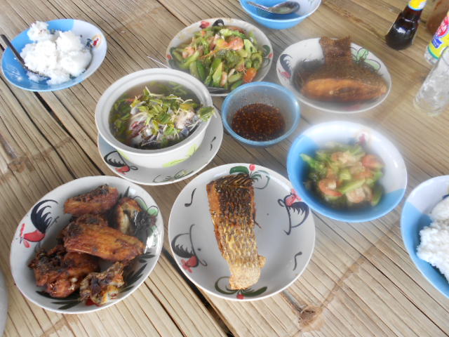 มื้อเช้า .... มีแต่กิน ๆ ๆ ๆ ๆ กลับมา นน. ผมขึ้น 2 โล ...
