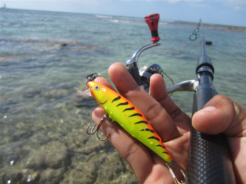  :cheer: หยิบตัวนี้มาใช้ก่อนเลย RAPALA fat rap 8 ส้ม ดำตื้นดี ลดการเสี่ยงติดหินดี