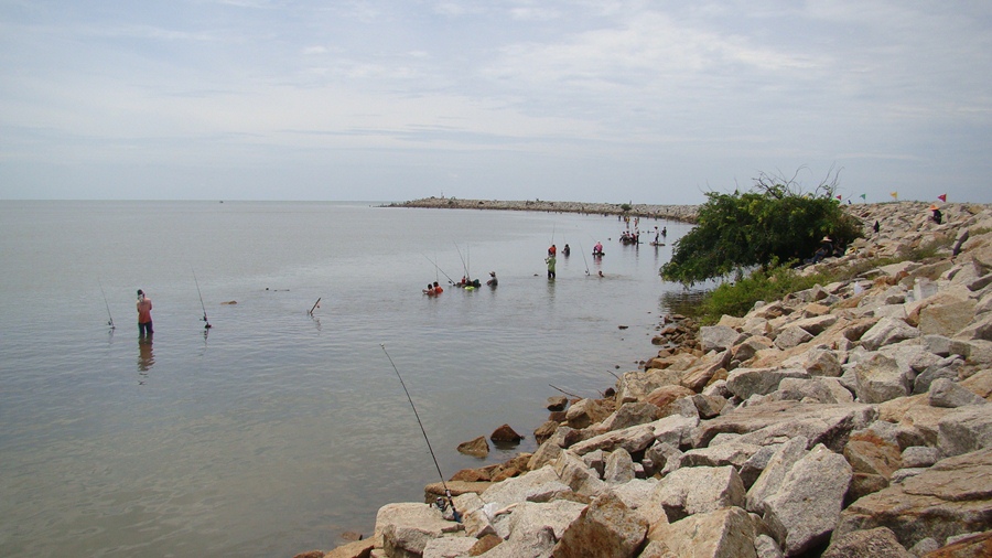   บรรยากาศในการแข่งขันตกปลาชายหาด สวยงามน่าสนใจมั๊ยครับ :laughing: