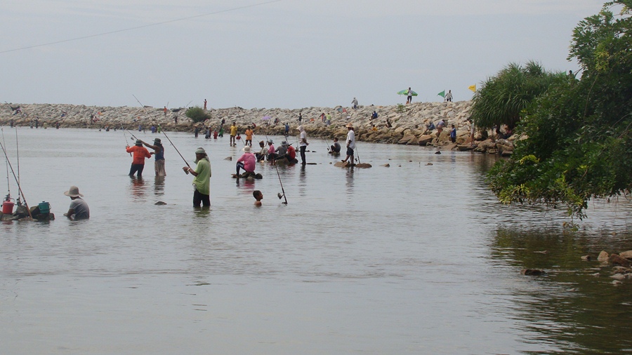   บรรยากาศในการแข่งขันตกปลาชายหาด สวยงามน่าสนใจมั๊ยครับ :laughing: