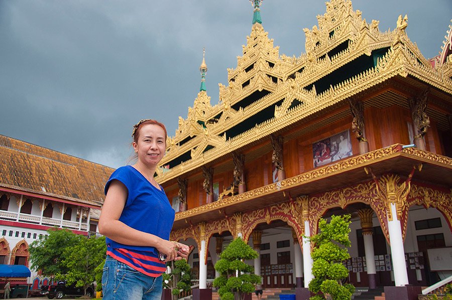มาที่สุดท้ายที่วัดวังวิเวกกันเลย ฝนมามืดเลยอ่ะ :grin: :grin: :grin: :grin:
