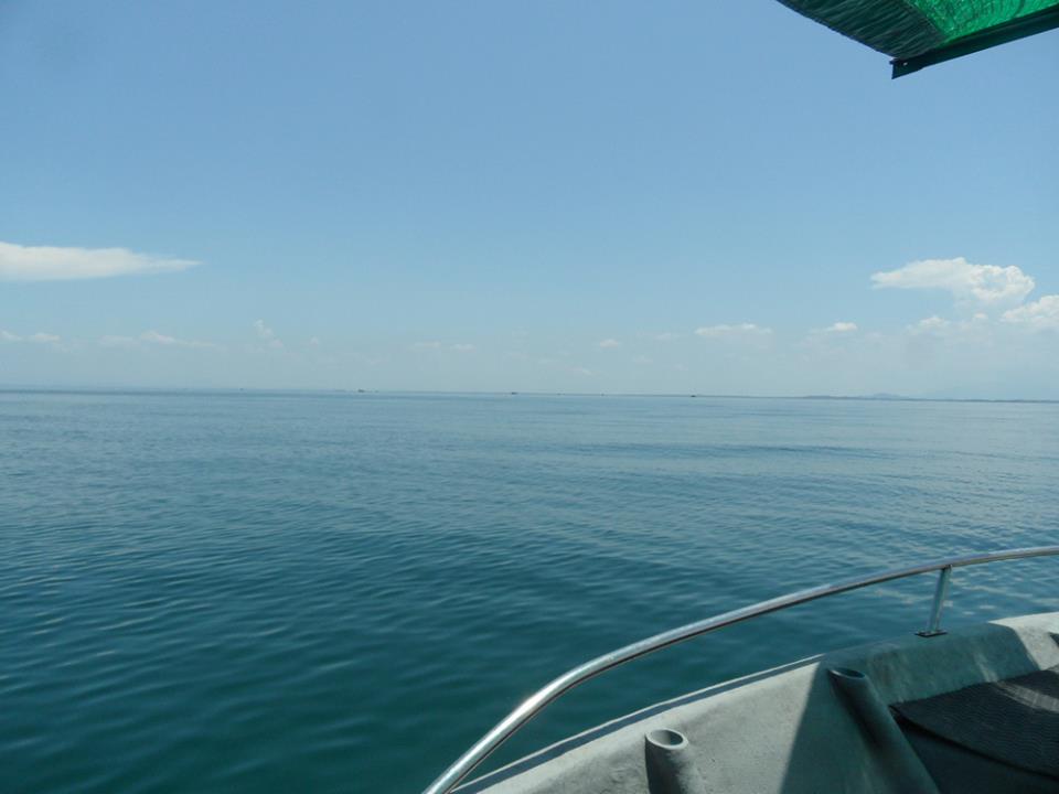 มองไปทางหน้าปากน้ำพังราด เรืออวนลากเพียบเลย  :mad: :mad: :mad:
