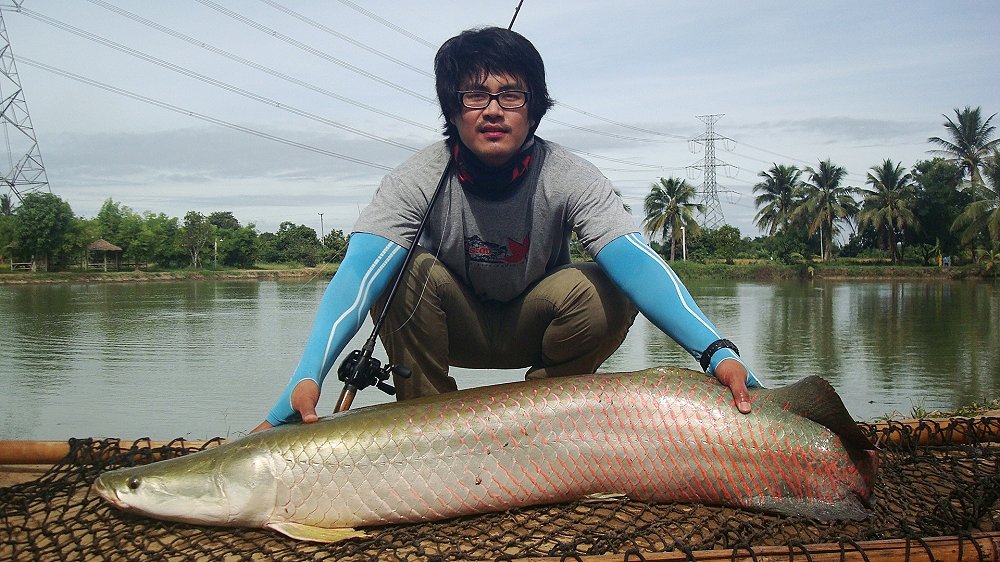 น้ำแดงที่ไทรโยคกับปลานิดหน่อย@AMAZON BKK