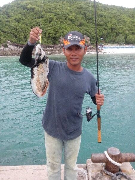 Stealing fish pataya