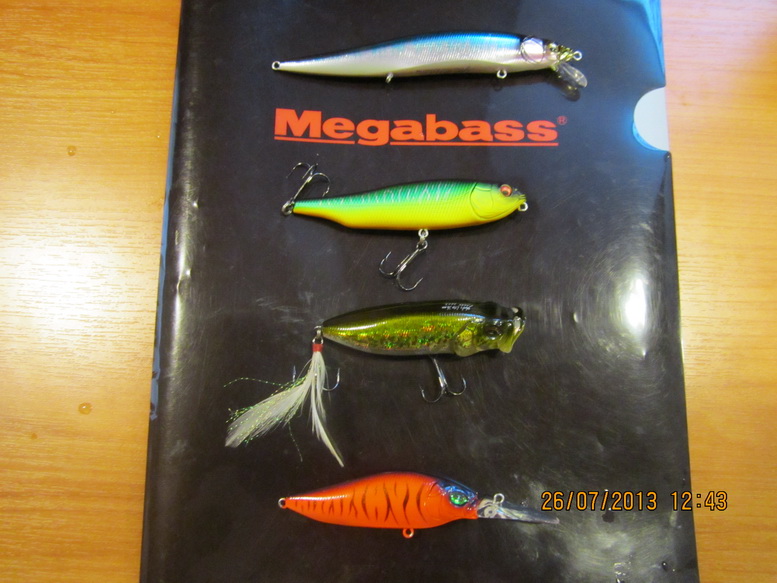 เหยื่อใหม่ขอ Megabass บ. AKAN ให้ไปทดสอบ
 :love: