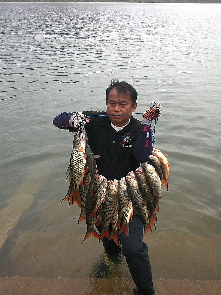 สุขสมหวังกับทริพแก้ตัวที่ขุนด่านปราการชล แบบชื่นมื่นถ้าฝนไม่ตกคงจะได้ภาพมาฝากเพื่อๆ ใน siamfishing ม