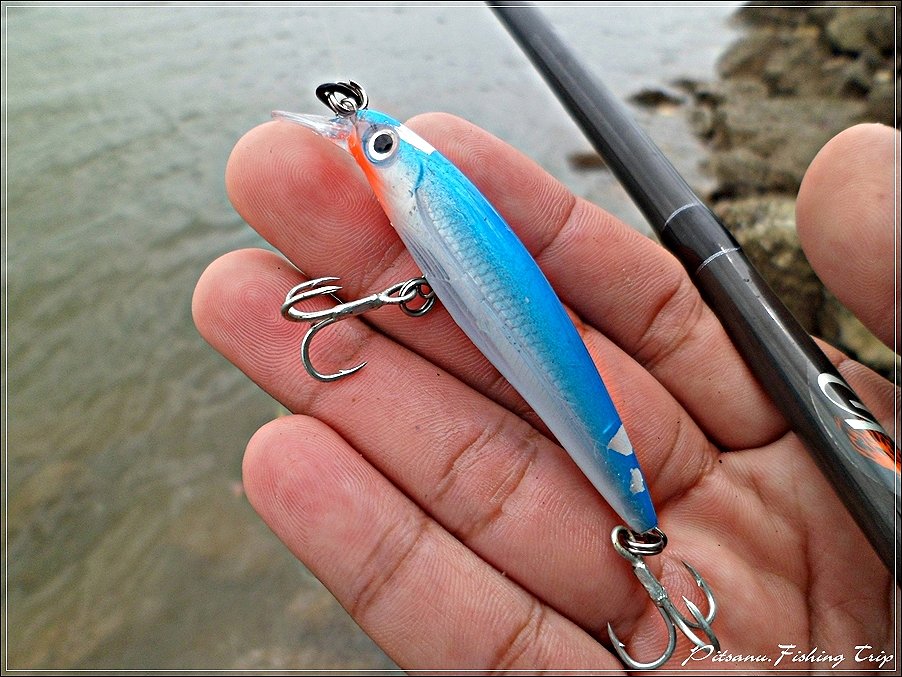 [center]:cheer:    เงียบ...........เหมือนกัน  เปลี่ยนอีกตัว เล็กกว่าเดิม  RAPALA X-RAP 6   :cheer:[