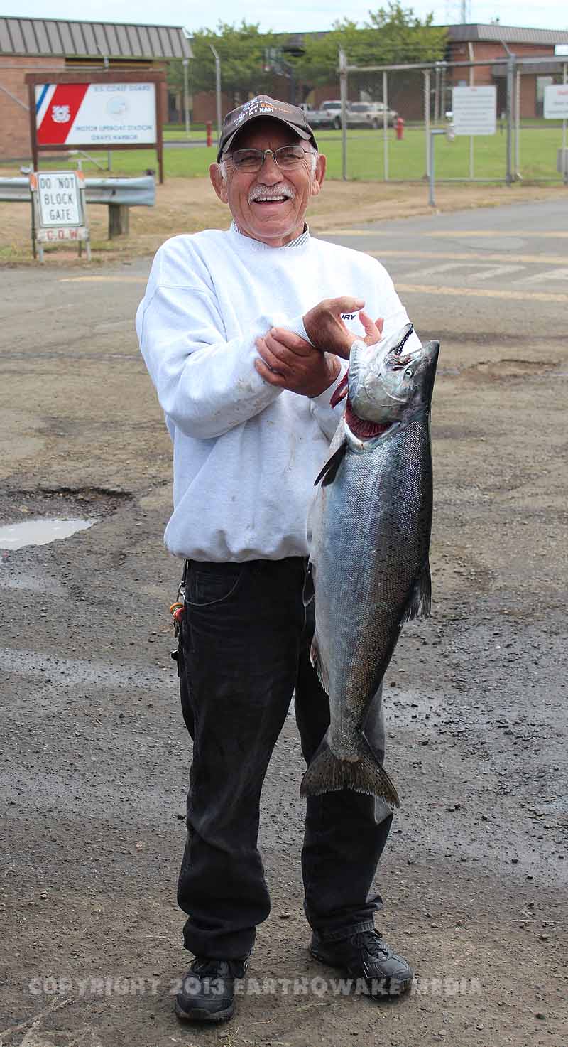 Our friends caught fish...