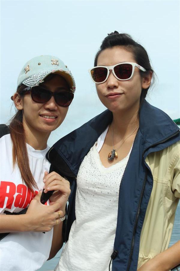 พานักตกปลาหญิงมาเทรนนิ่ง :grin: :grin: :grin: