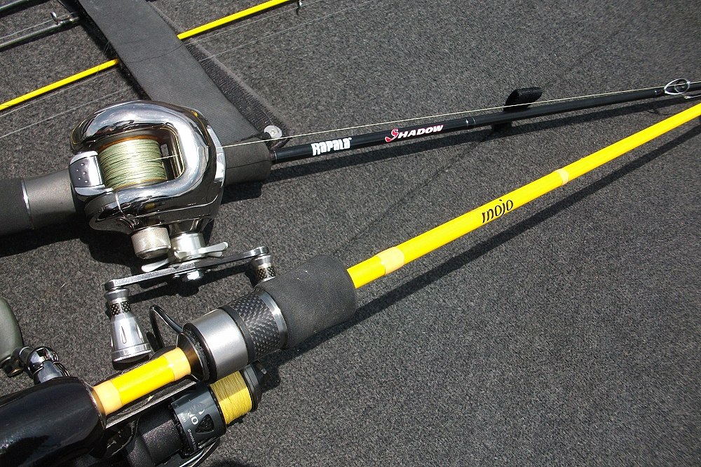 อาวุธที่มี คันMojo 6-12 lb คันShadow 8-17 lb