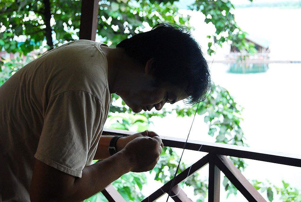 ดุร้ายมาก กัดใหญ่เลยปลานี้ :laughing: :laughing: :laughing: