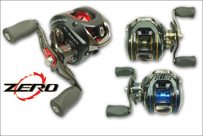 หยดน้ำ ZERO 

Model ZERO
Bearing 11+1
Ratio 6.3:1
Line (lb/y) 12/135
wt (g) 230 
Drag (kg) 8.