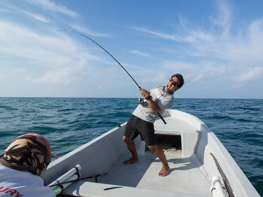 Crevalle Jack! ครับแรงปลาหางแข็งนี่สุดๆ  :grin: