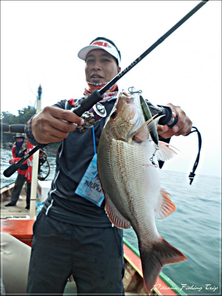 
 [center]กับชุดเล็กๆของผม รอก Shimano  Twinpower C3000HG  คัน okuma NEMESIS II   6.6 เวท 10-20 [/c