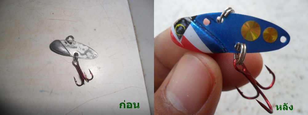 มาแล้วครับ ผลการเทสกระดี่หลังสีแนวๆ สไตล์ INDY LURE มาฝากครับ