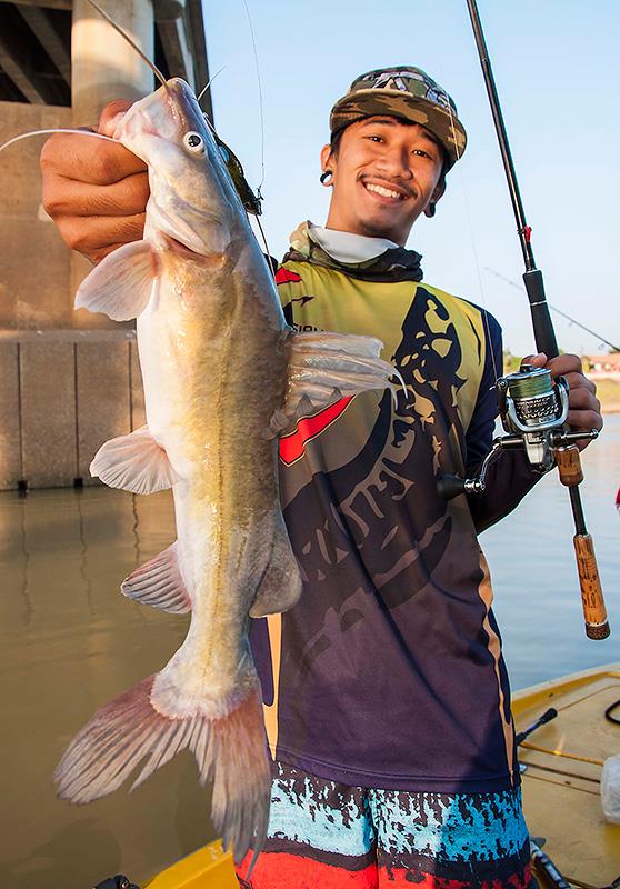 

 [center] [b] Fishing Trip Chaophaya River @ Angthong "

Fish : ปลากดเหลือง ( Hemibagrus fila
