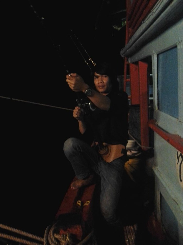 แล้วเสียงรอกของน้องแอ๋มก็ดังลั่นเรือ ปลุกทุกคนให้ตื่นได้ในทันที :cheer: