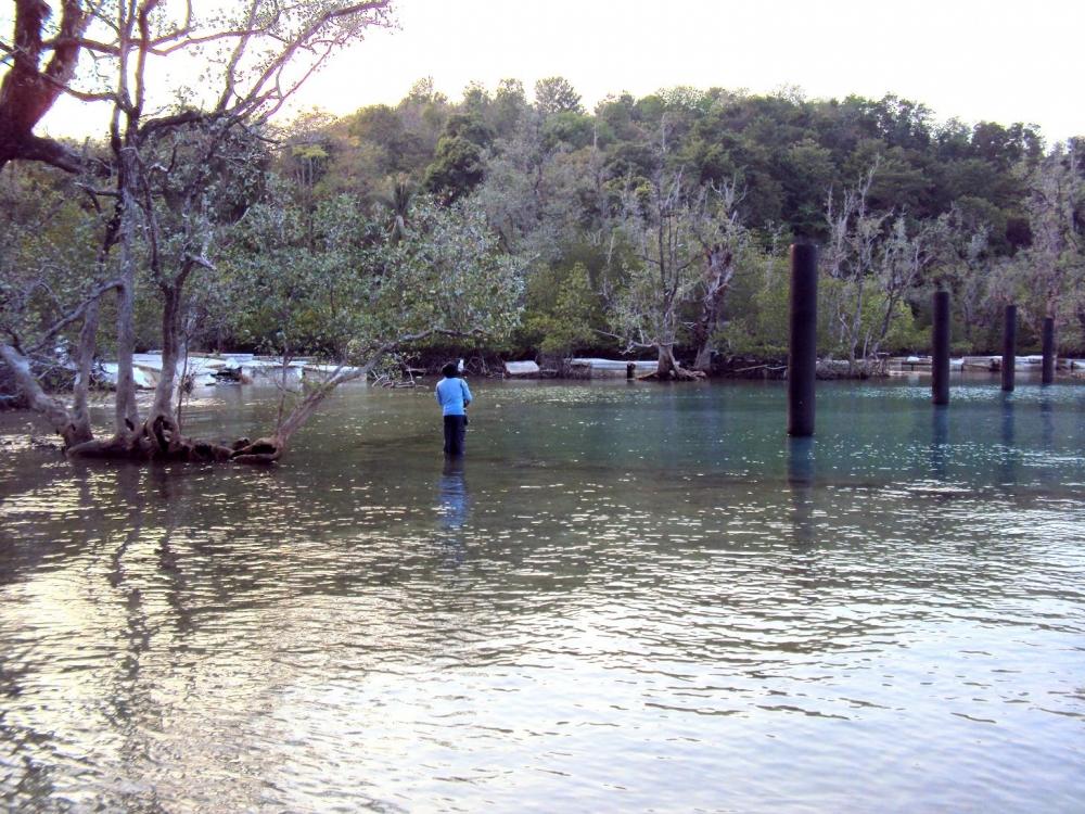ส่วนหน้า ฉุย อยู่บนเรือไม่ได้ดั่งใจครับ ขอลงจากเรือไปลุยเดี่ยวตามขอบหินครับ