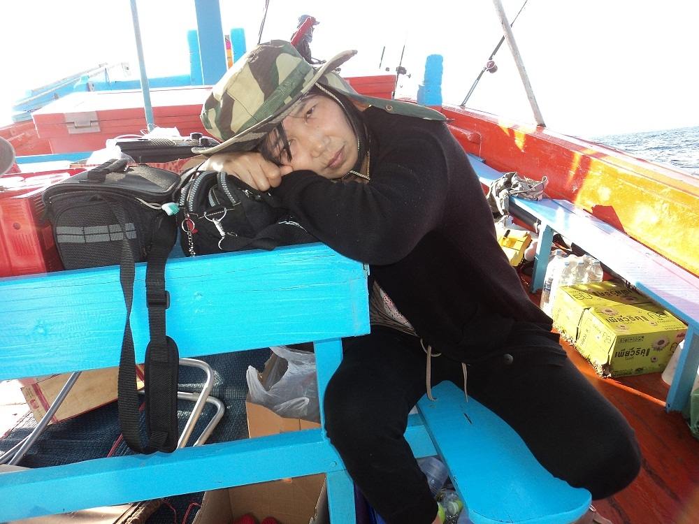ภาพเก็บตกครับ เจ๊เมาเรือครับ