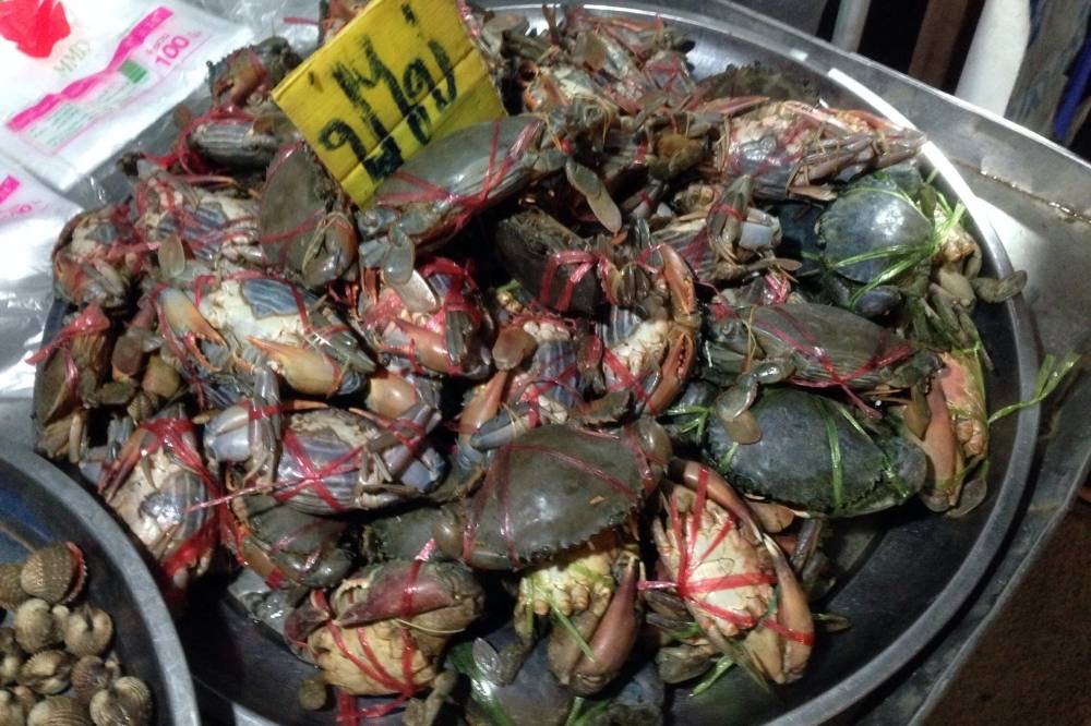 ปูทะเล ถูกครับโลละ200  :spineyes: