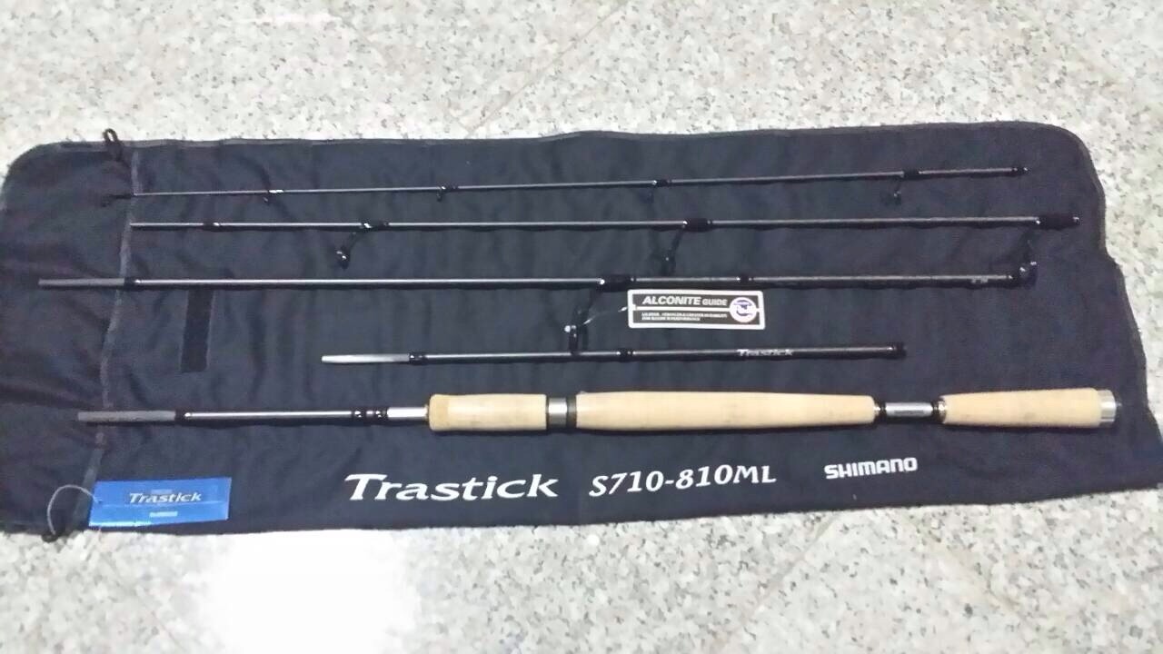 คันแรก shimano 5 ท่อน Trastick S710-810ML ราคา 12,250 ลด 10% เป็นไทยราคา 3,6xx บาท
ว่าจะเอามาโยปลาท