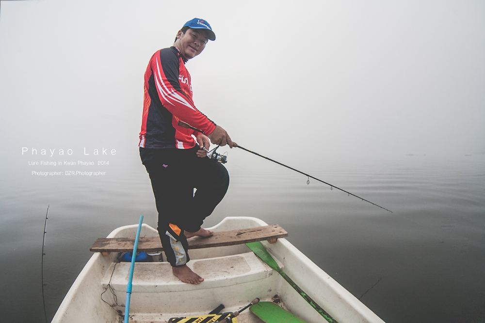 ช่วงเช้าเลือกใช้เหยื่อ  ผิวน้ำเป็นส่วนใหญ่ครับ  จำพวก Top water