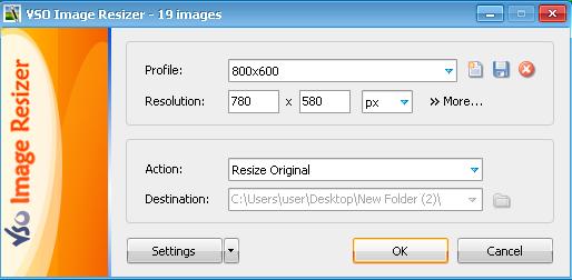 โปรแกรม VSO Image Resizer 3.0 (โปรแกรมลดขนาดภาพทั้ง Folder)