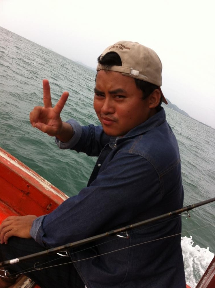 สมาชิกใหม่ กับการตกปลาครั้ง  แรกของเขา น้อง ก๊อบ