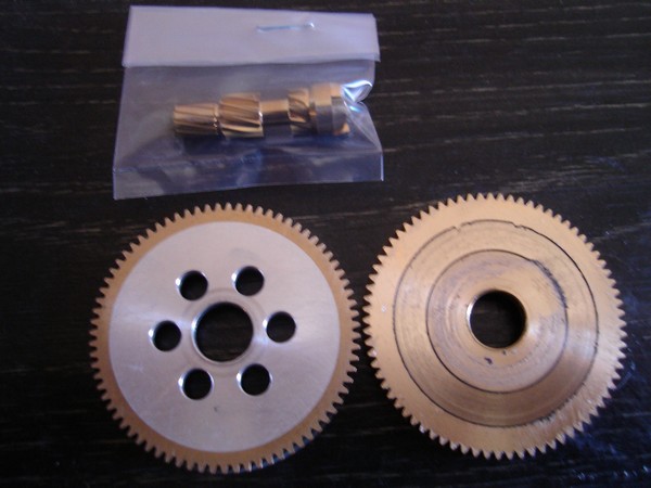 -T3 Air 6.8 hybrid ported main gear
-T3 Air 6.8 pinion gear
เทียบกับเฟืองt3 ทั้วไป