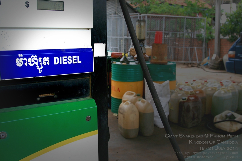 น้ำมันดีเซลใช้เป็นที่แพร่หลายมากที่นี่ [i][Subtitle: Diesel oil is very popular here.][/i] :talk: