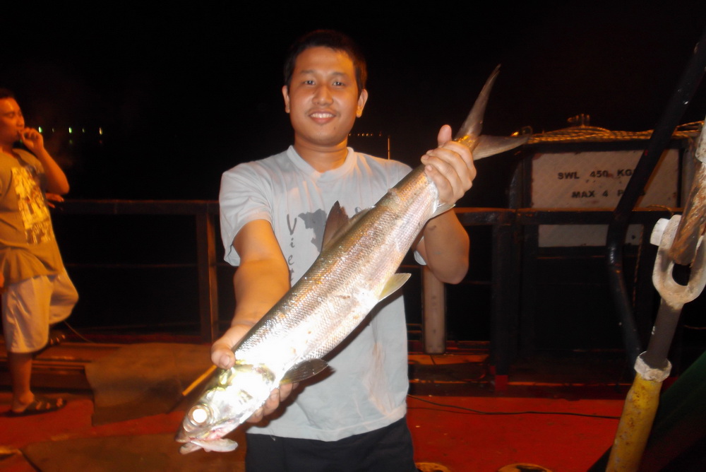 ปลาสดๆตัวแรกที่ผมได้กินในรอบ7เดือนตั้งแต่ลงเรือไป 

ปลาตัวนี้ตกได้ที่ ประเทศ เวเนซูเอล่า เมืองสาวง