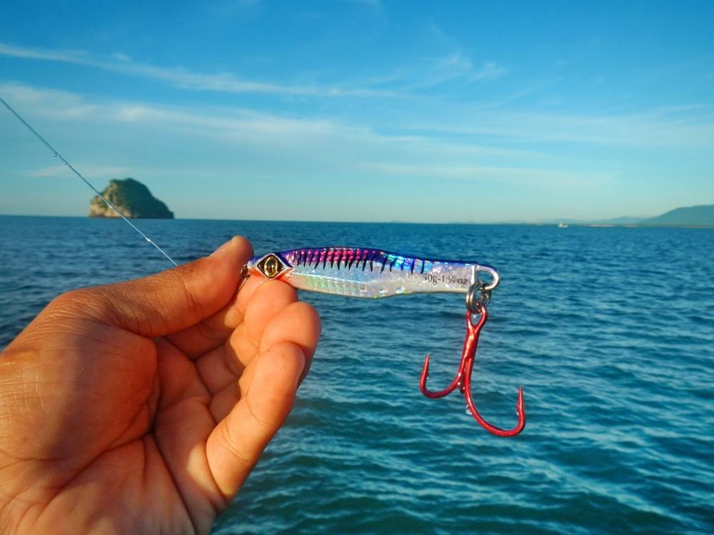  [b]ลองเอาเหยื่อ แบบ Cast Jig .......williamson gyro jig 50 g.   หวดกันแบบหมดหลอดเลย ครับ [/b] :laug