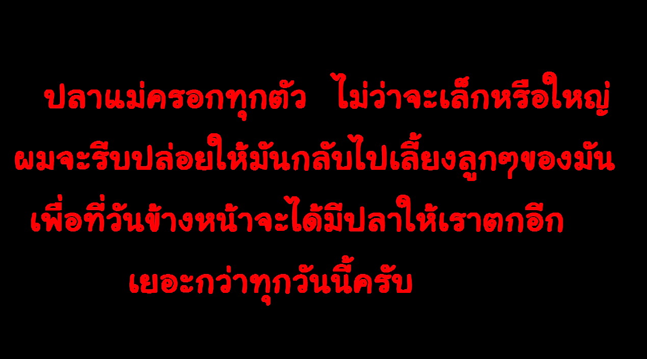 นี่เป็นกฎเหล็กที่ผมยึดถือมาตลอดตั้งแต่จับคันเบ็ดตีเหยื่อปลอมครับ  :talk: :talk: :talk: :talk: :talk: