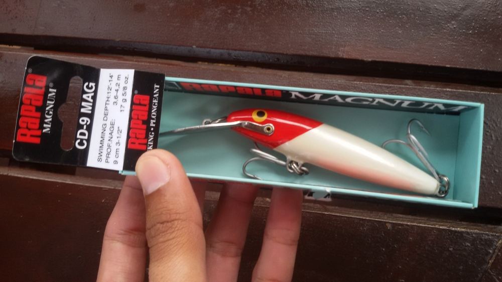 เขาว่ากันว่า...ส่งเหยื่อจมๆล่ามัน.....เพราะมันเขี้ยวนัก... Rapala  CD Magnum ...ขาวหัวแดง..แร๊ง :che