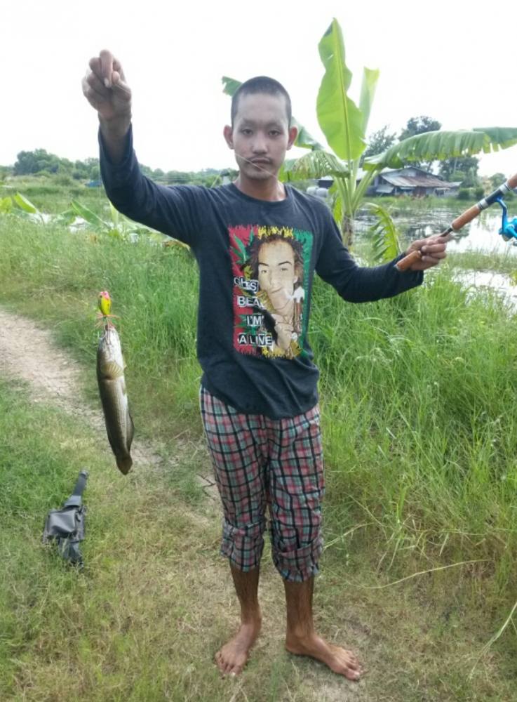 ส่วนนัองเจ้าถิ่นคนนี้เขาชอบ"กบซุปตา"เป็นพิเศษ ไม่พลาดครับสอยขึ้นมา1ตัวเหมือนกัน :cheer: :cheer: :c