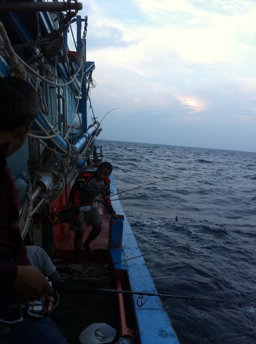 ท้ายเรือ น้าโอ โดนก่อนเลยครับ :cheer: :cheer: :cheer: :cheer: :cheer: :cheer:
น้าหวานมือตะขอ รีบหาอ