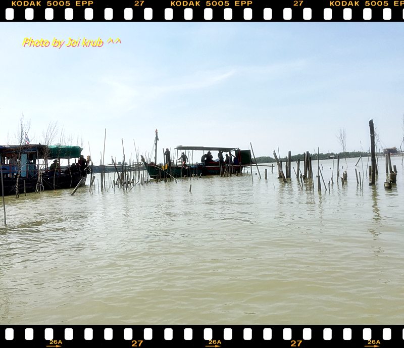 สักพักใหญ่ก็มีเรือเพื่อนร่วมอุดมการณ์ มาแจมอยู่ใกล้ๆ สอบถามได้ความว่า... ได้สิบกว่าตัวแล้ว..แต่ไม่ได