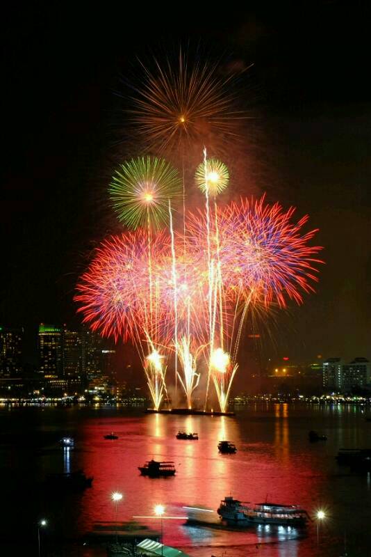 Pattaya international firework 2014