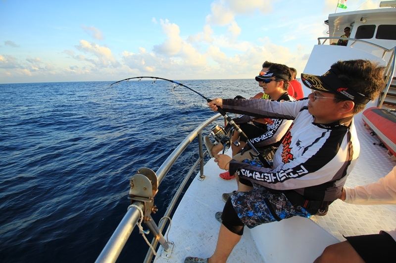 Rod : Spartans Monter Hunter pe4-8
Reel : Shimano Stella 20000 Twin Handle Limited
Line: Shimano O