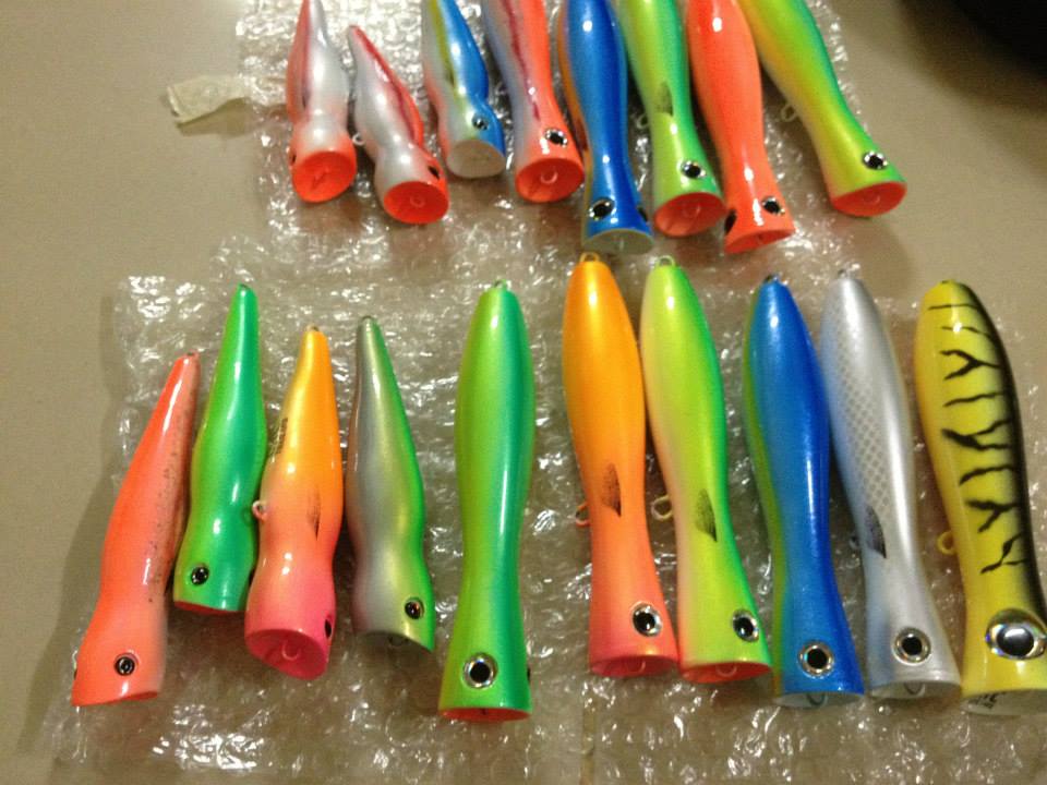 ปอปเปอร์ที่เตรียม ทรืปนี้ UNC WOOD LURE เค้าจัดมาให้ :smile: :smile: