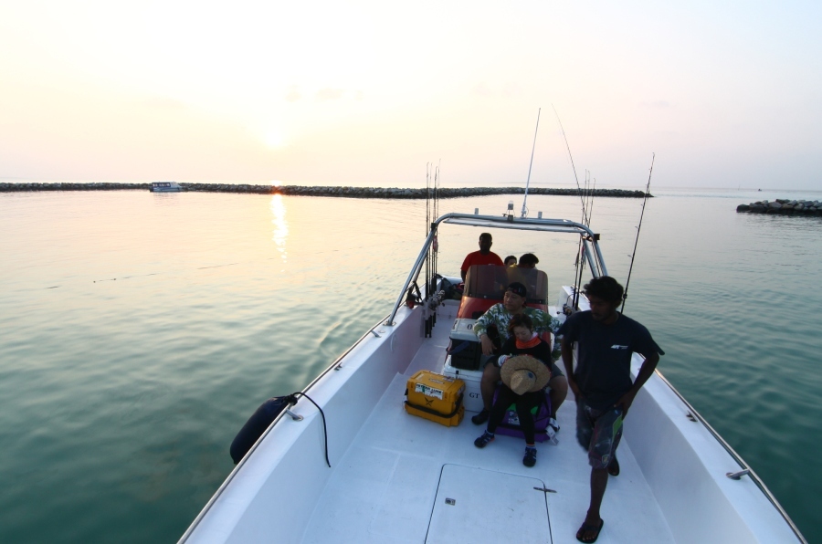 อีกบรรยากาศหนึ่ง ริมฝั่งของ Hanimaadhoo