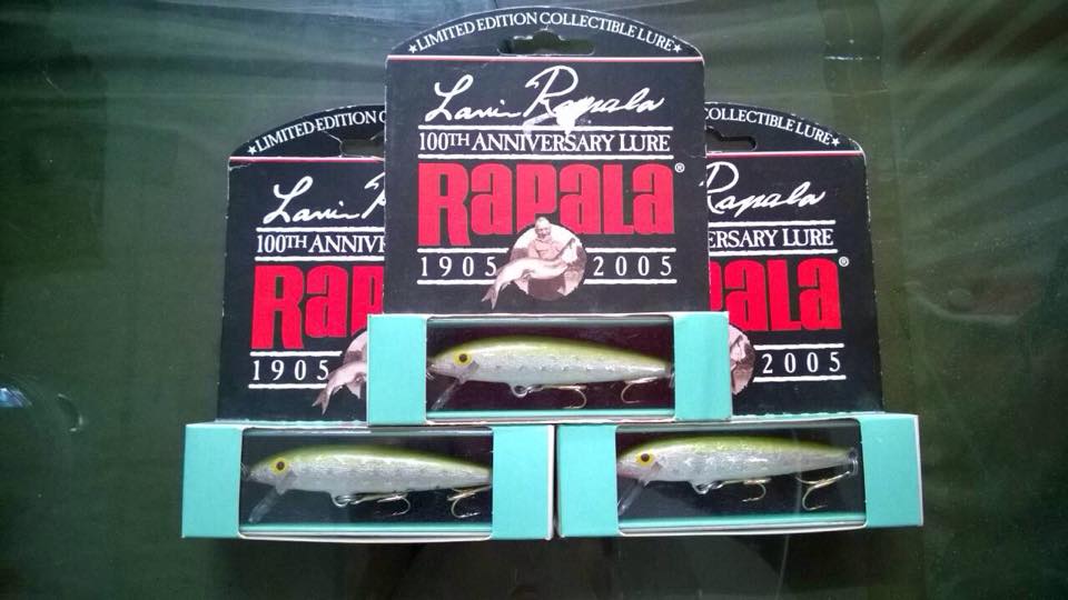 ร่วมสนุกกันครับ....
แจกเหยื่อปลอม Rapala รุ่นทำฉลองครบรอบ 100 ปี จำนวน 3 รางวัล
โดยการจับฉลากจากน้