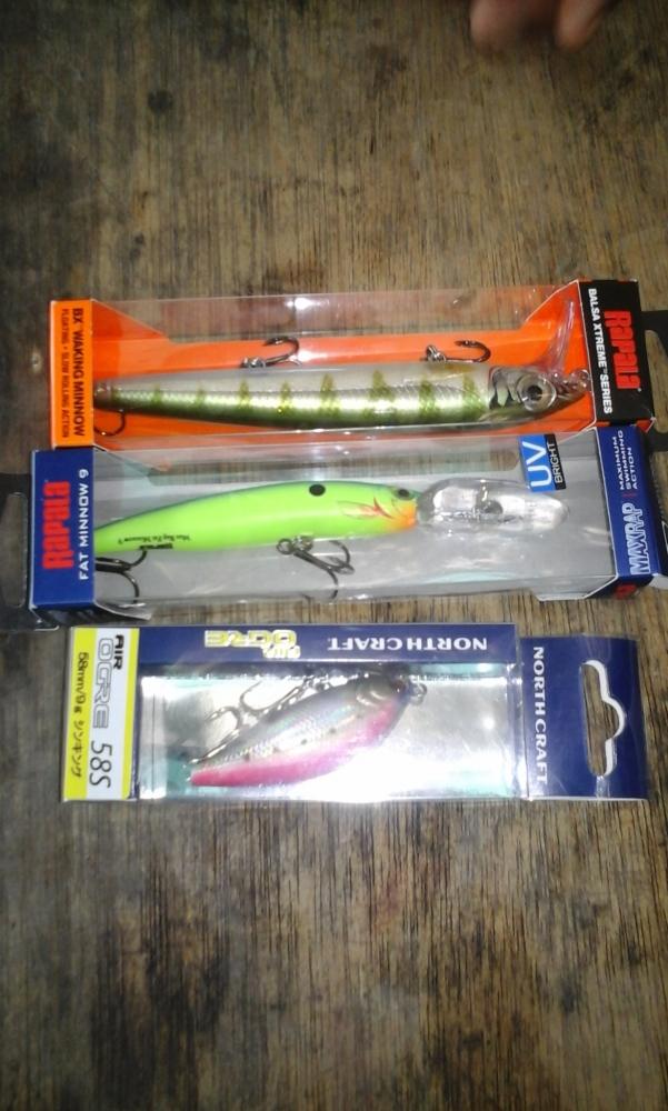 ในที่สุดก็เงียบ พอเดินเข้ามาช่วงหมายน้ำลึก ผมเลยตัดสินใจเปลี่ยนมาใช้ RAPALA MAX RAP FAT MINNOW YGRU 